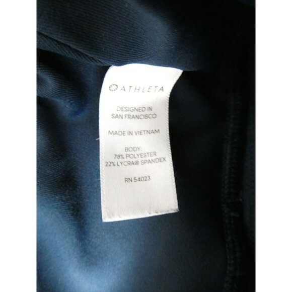 Athleta Blue Floral Print Tight XSP - Picture 10 of 11